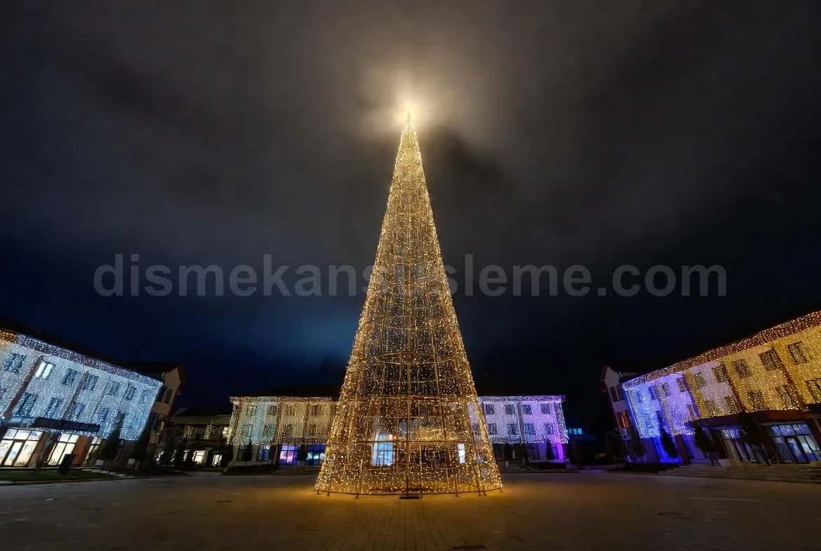 Kocaeli cadde ve belediye yılbaşı motif aydınlatma #226