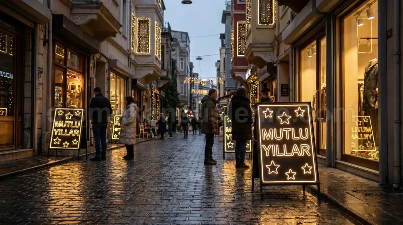 Kocaeli alışveriş merkezi yılbaşı LED ışıklandırma #394