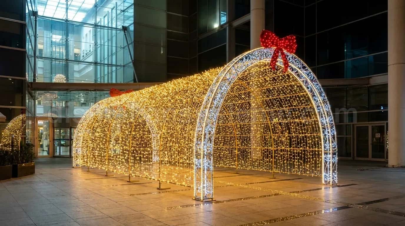 Yozgat alışveriş merkezi yılbaşı LED ışıklandırma #327