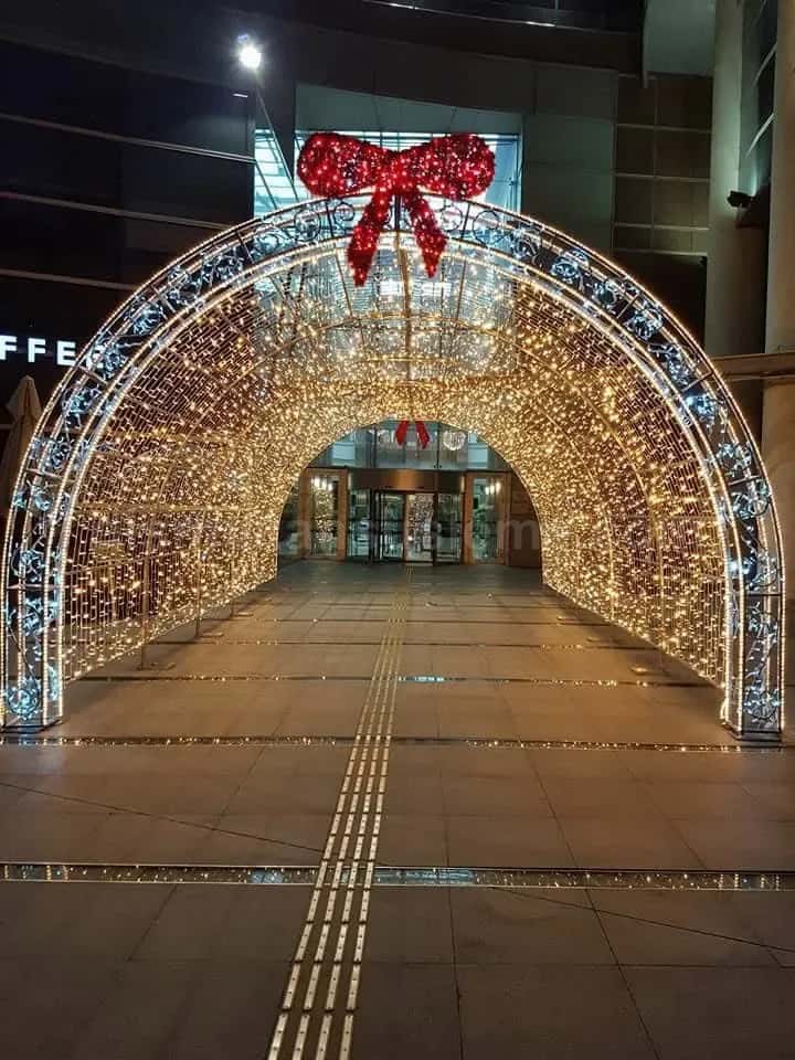 Kütahya alışveriş merkezi yılbaşı LED ışıklandırma #227