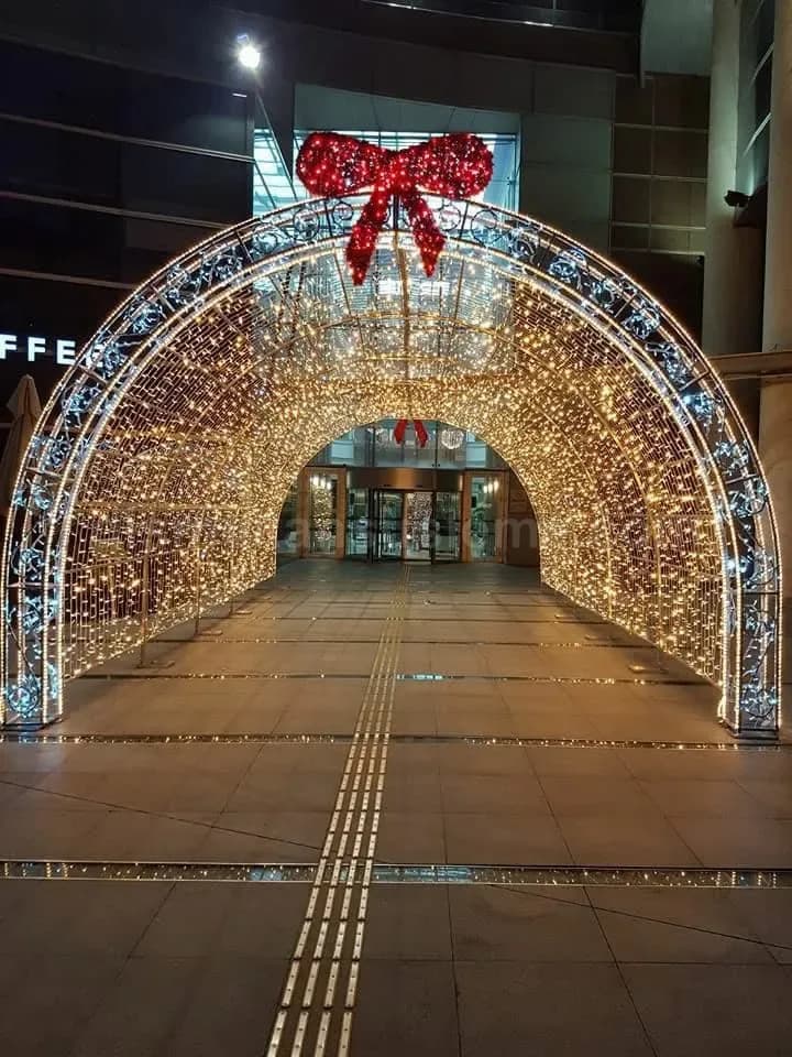 Kütahya alışveriş merkezi yılbaşı LED ışıklandırma #227