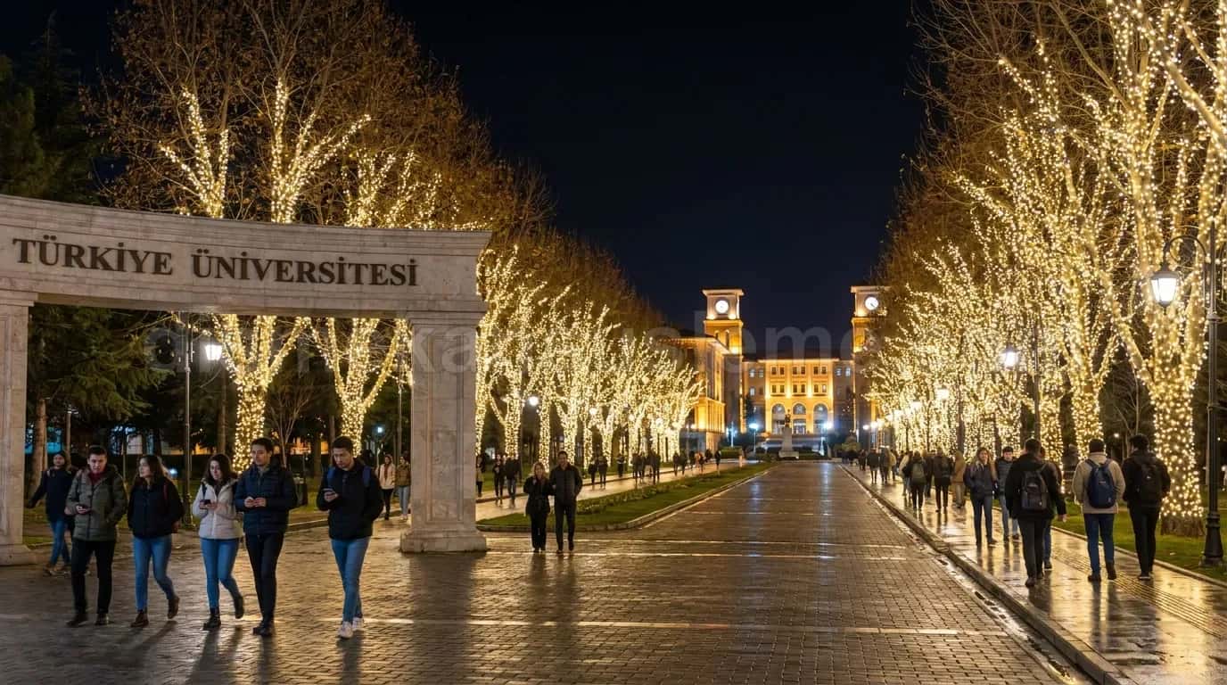 Ankara cadde ve belediye yılbaşı motif aydınlatma #774