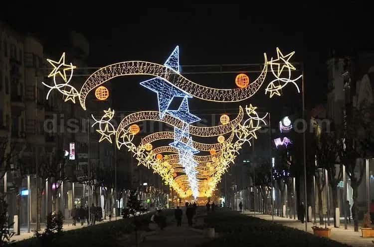 Kayseri cadde ve belediye yılbaşı motif aydınlatma #370