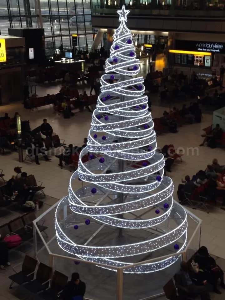 Muğla alışveriş merkezi yılbaşı LED ışıklandırma #492