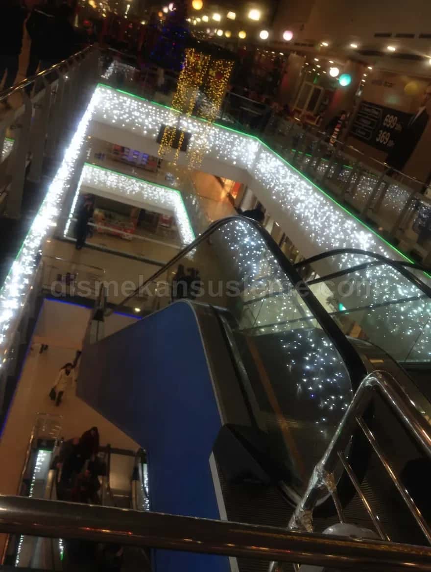 Bartın alışveriş merkezi yılbaşı LED ışıklandırma #467