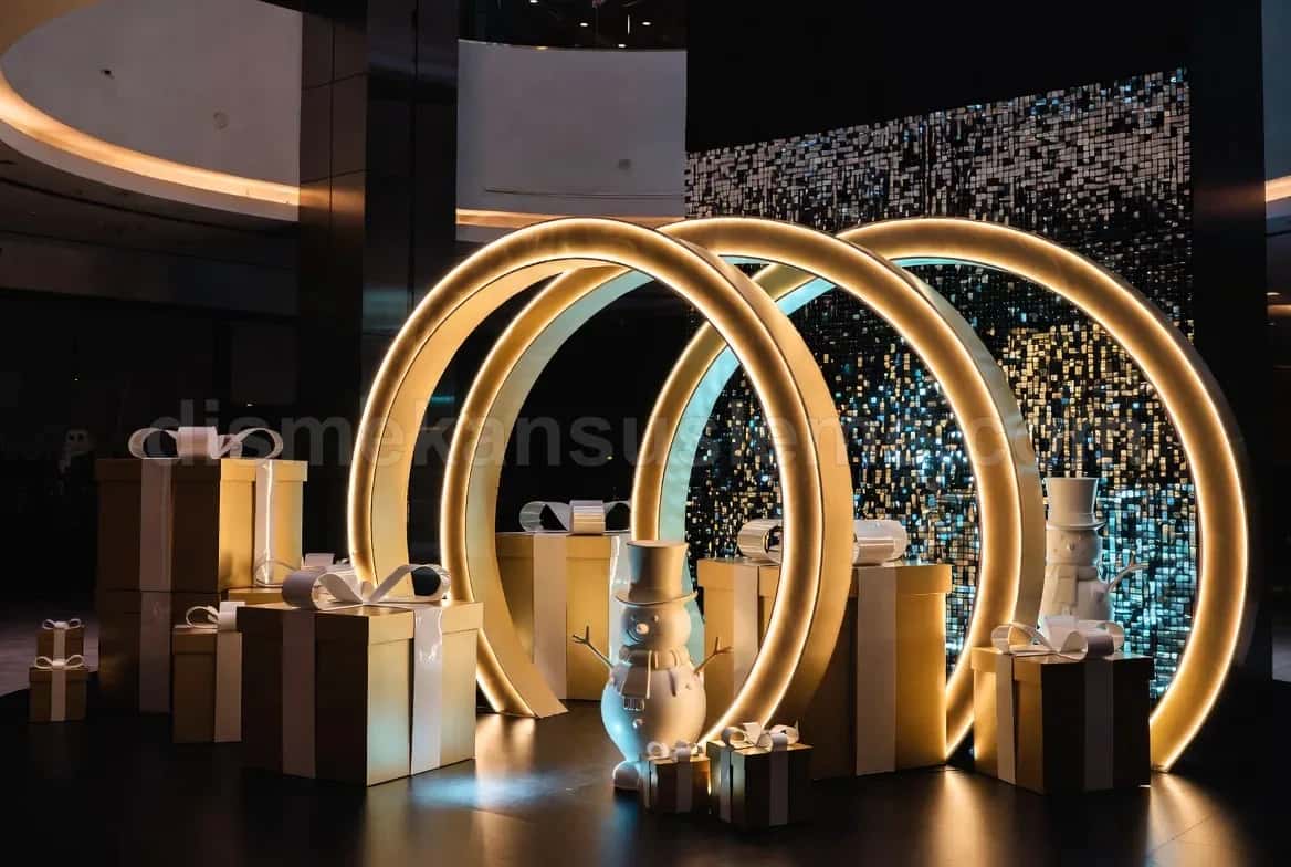 Van alışveriş merkezi yılbaşı LED ışıklandırma #538