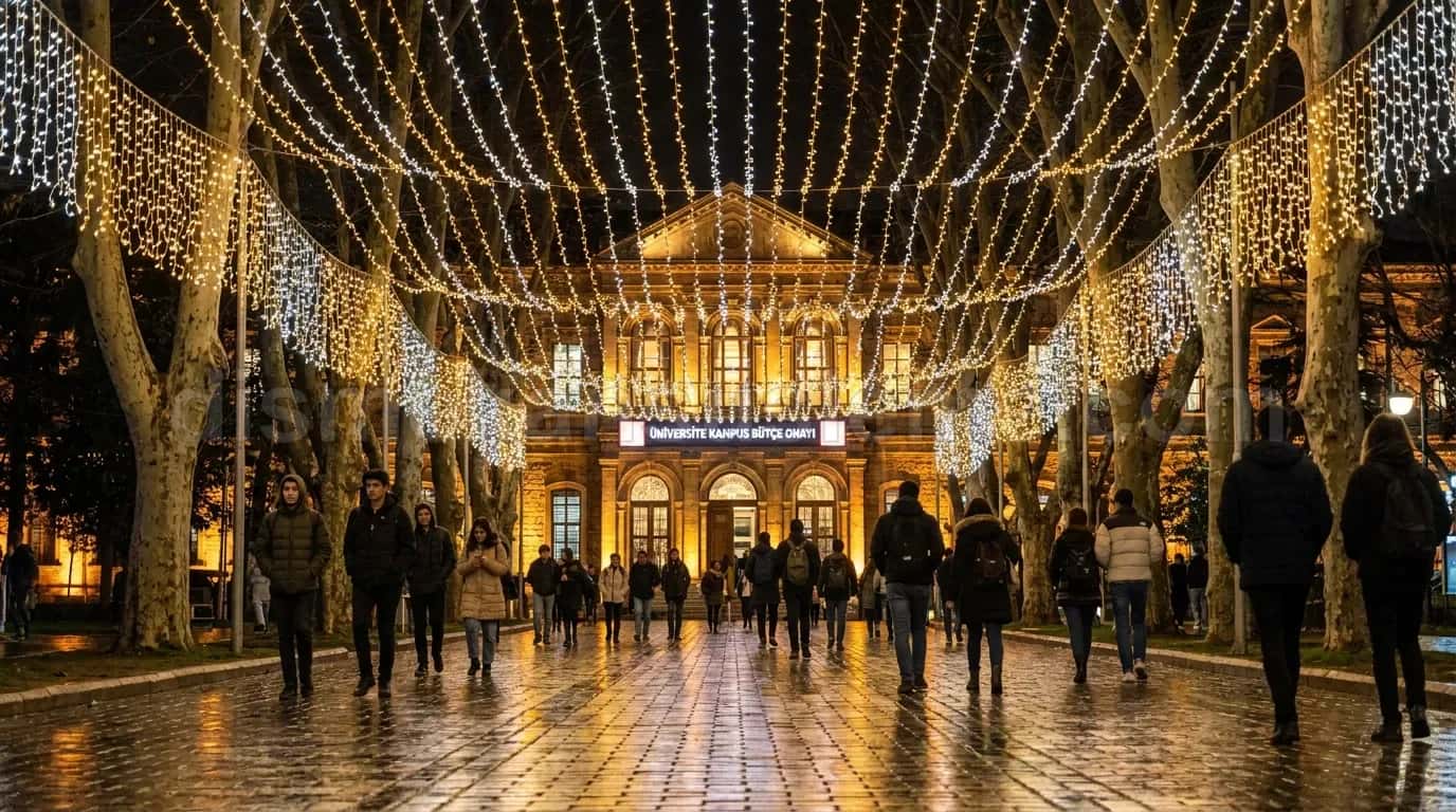 Samsun cadde ve belediye yılbaşı motif aydınlatma #775