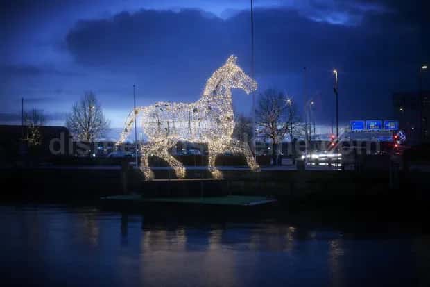 Muğla cadde ve belediye yılbaşı motif aydınlatma #660