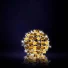 Glitterball 50 pullu top, sıcak beyaz altın