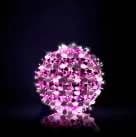 Glitterball 80 pullu top, RGB pembe