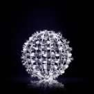 Glitterball 80 pullu top, soğuk beyaz gümüş