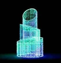 MYDN 565-1 renk geçişli RGB Smartled sarmal kule