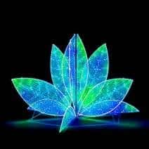 Lotus 250-1 renk geçişli RGB Smartled çiçek figürü, büyük boy