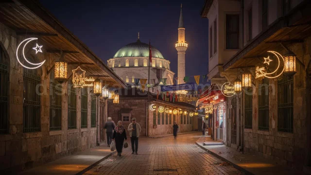 Dış cephe yılbaşı LED perde, saçak buz LED ve meteor yağmur damlası uygulaması #01